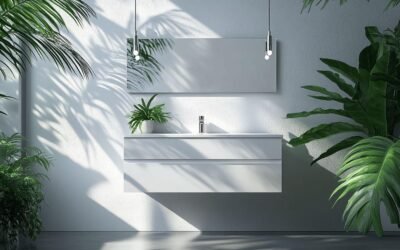 Meuble de salle de bain suspendu : large choix et designs modernes