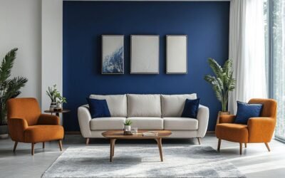 Peinture salon : quel mur peindre en couleur et quelles couleurs tendance choisir ?