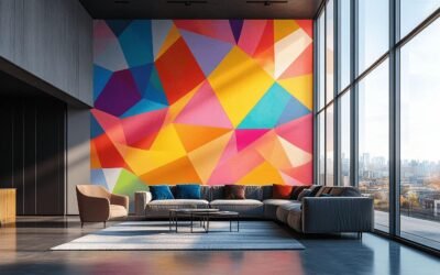 Papier peint tendance salon : collection moderne pour décorer et sublimer vos murs avec style