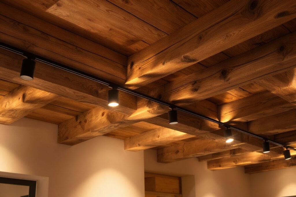 eclairage poutre apparente