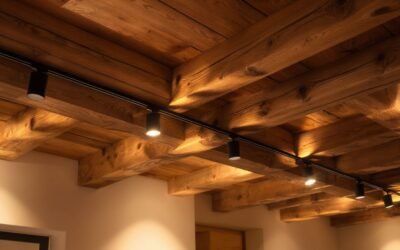 Éclairage poutre apparente : sublimez votre plafond avec style