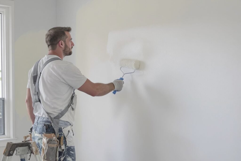 Peindre un mur sans trace