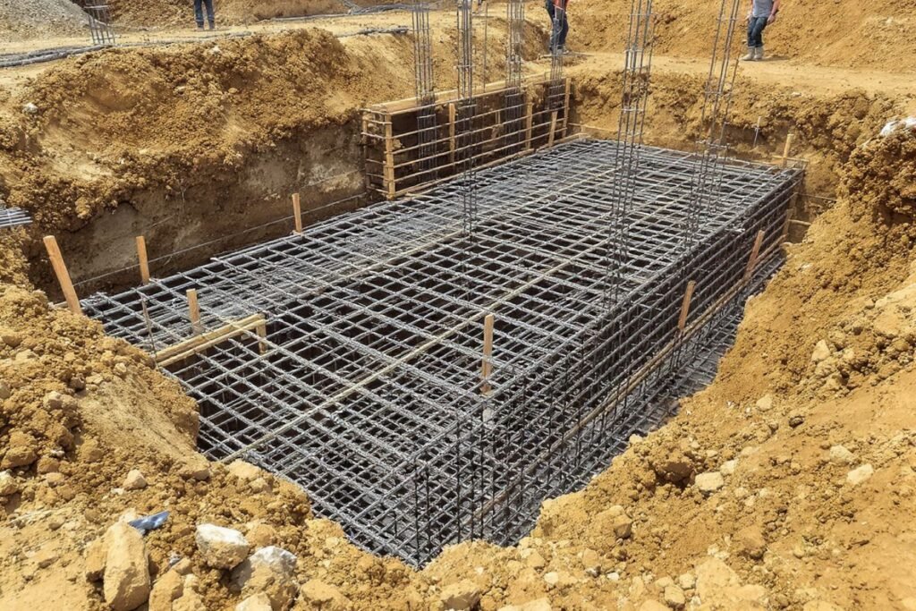 fondation béton armé