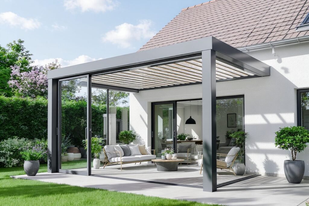 véranda bioclimatique