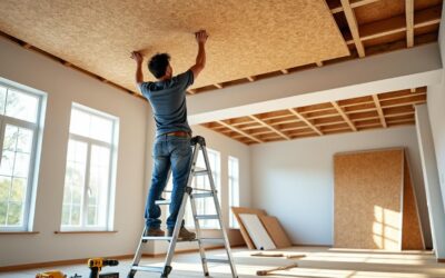 Comment poser des plaques osb au plafond facilement et rapidement