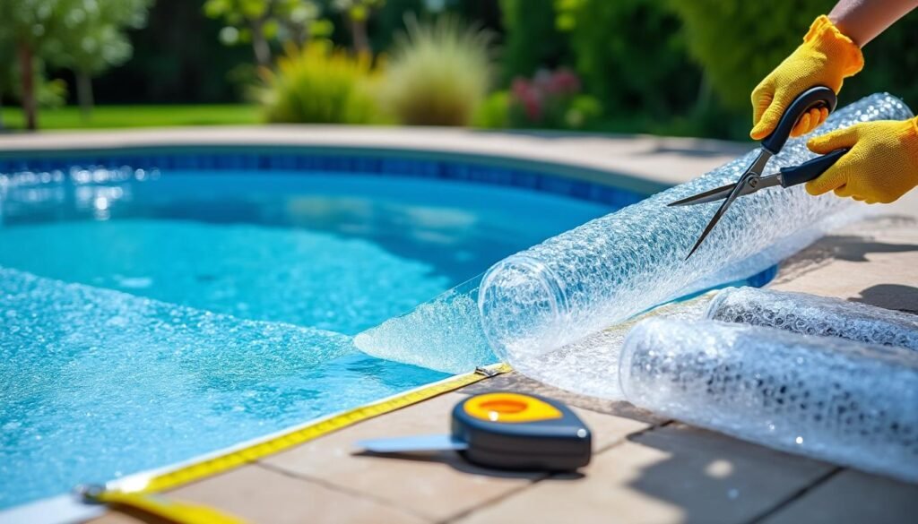 découvrez notre guide pratique pour fabriquer une bâche à bulles résistante et efficace, idéale pour protéger et chauffer votre piscine toute l'année.