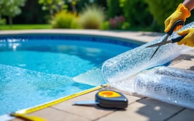 Guide pratique : fabriquez une bâche à bulles résistante pour votre piscine