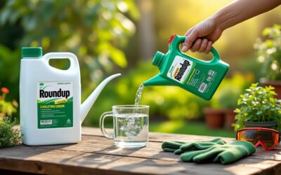 Dosage roundup pour 5 litres d’eau : quantité et conseils pratiques