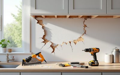 Meuble haut cuisine arraché du placo : solutions efficaces et durables