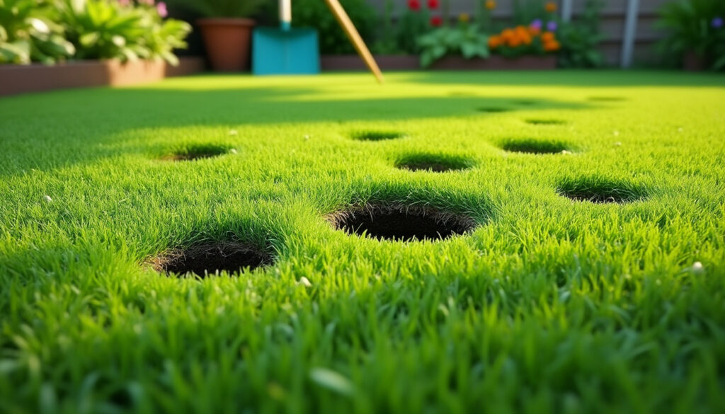 découvrez les causes des trous dans votre jardin sans monticule et les solutions efficaces pour les réparer rapidement et préserver la beauté de votre espace vert.