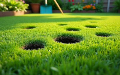 Trous dans le jardin sans monticule : causes et solutions efficaces