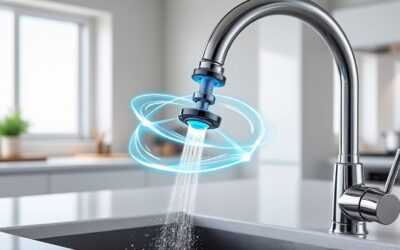Embout de robinet de cuisine pivotant 360° pour économiser l’eau