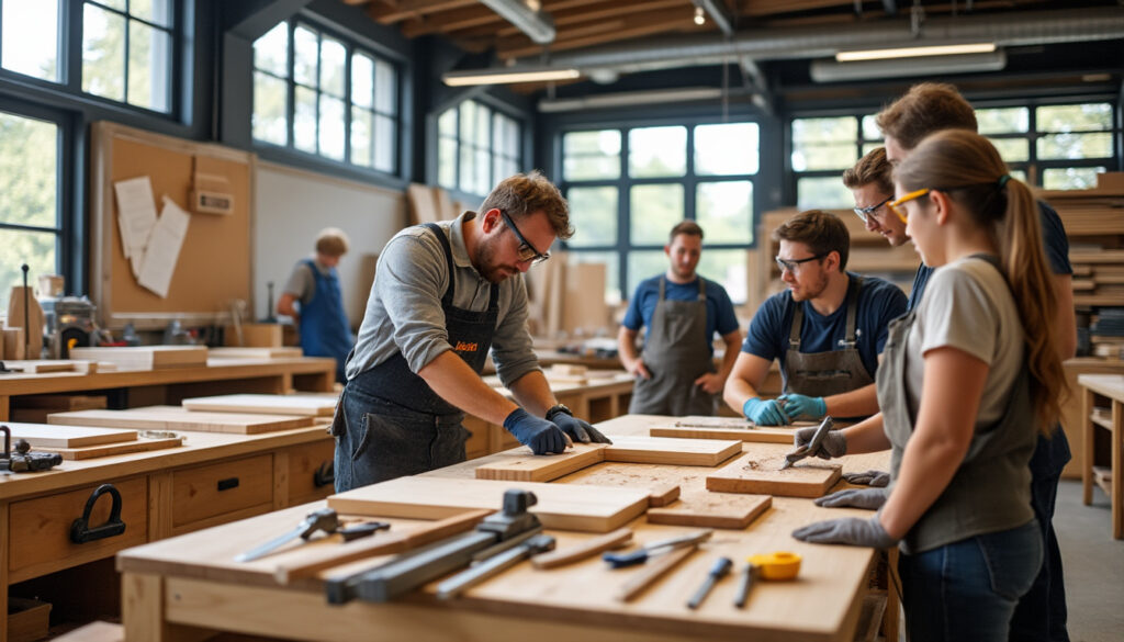découvrez la formation menuiserie sur ecoledestravaux.fr : tarifs compétitifs, options personnalisées et programme complet pour maîtriser les techniques du métier.