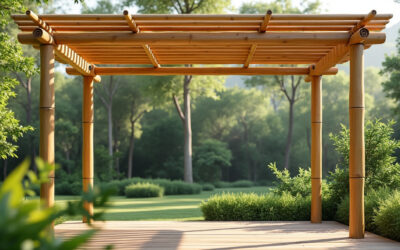 Pergola en bambou : design naturel et installation facile