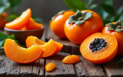 Persimmon kaki fruit : bienfaits, saveurs et conseils de dégustation