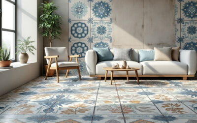 Carreaux de ciment : motifs tendances pour sols et murs élégants
