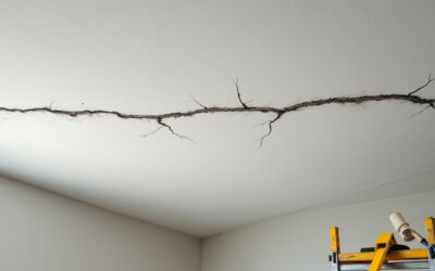 Fissure au plafond : causes, dangers et méthodes de réparation