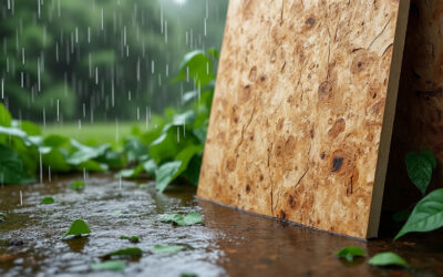 Panneau OSB extérieur et pluie : résistance et protection efficace