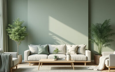 Vert sauge : couleur tendance pour décoration et peinture douce